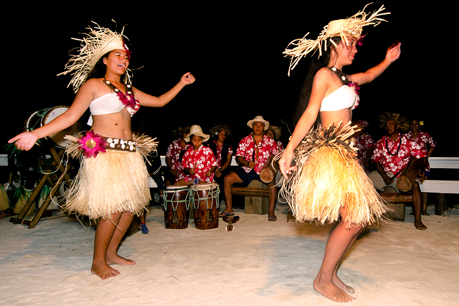 Local dancers, Rarotonga, Cook Islands