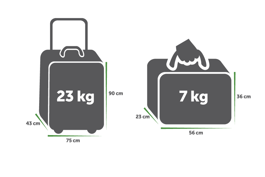 Low cost airline baggage allowance