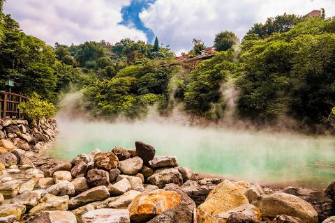 Hot springs in Beitou, Taiwan