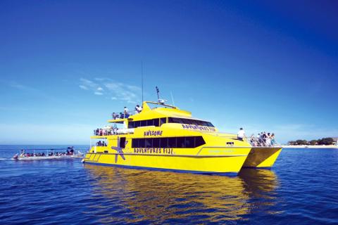 The Yasawa Flyer takes you to the outerlying islands