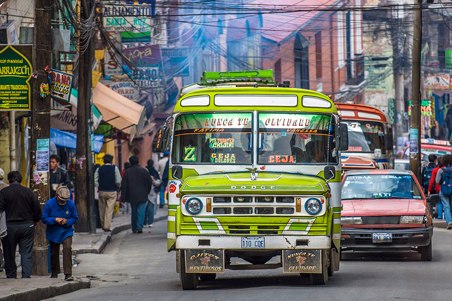 Local bus, La Paz, Bolivia