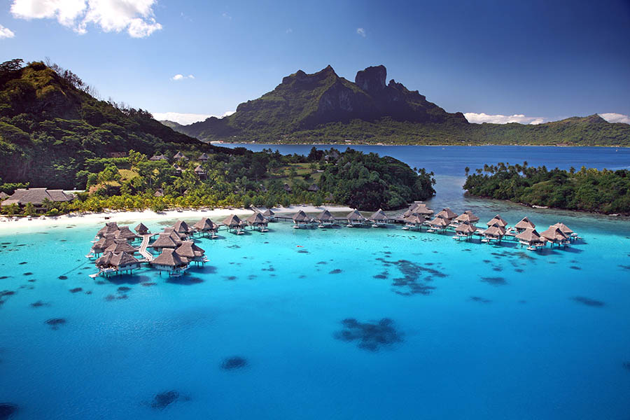 Head to Bora Bora for the best examples and expect exclusive locations