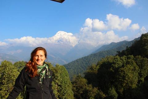 Stefanie macht sich auf den Weg ins Annapurna Gebirge | Travel Nation