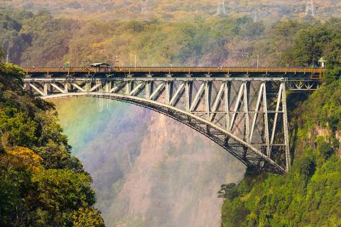 Bungee jumping over Victoria Falls is a massive adrenaline rush