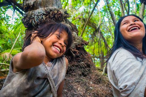 Kolumbien Einheimische Kogi Menschen 