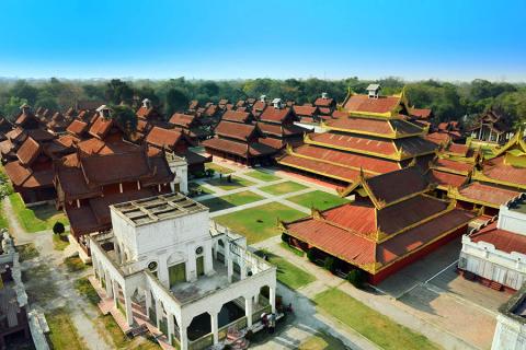 Explore the Royal Palace at Mandalay