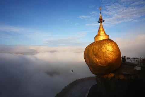 Join the pilgrimage to Mount Kyaiktiyo (the Golden Rock)