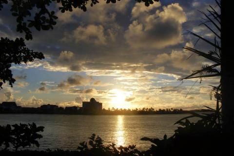 Sonnenuntergang Samoa 
