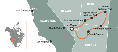 Las Vegas loop | map