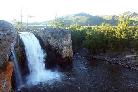 Wasserfall Mongolei