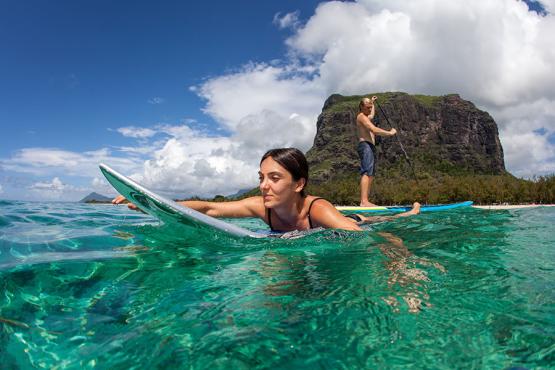 Tahiti is a cool place to learn to surf