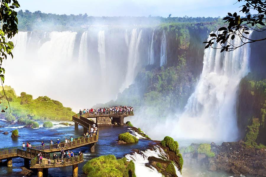 Get ready to be dwarfed by the imposing Iguazu Falls