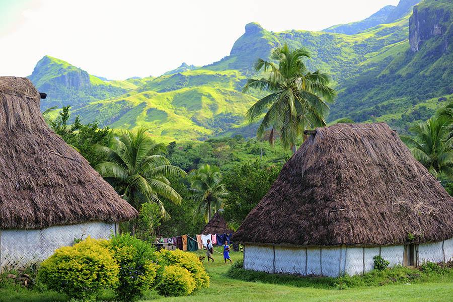 Discover traditional Fijian bures 