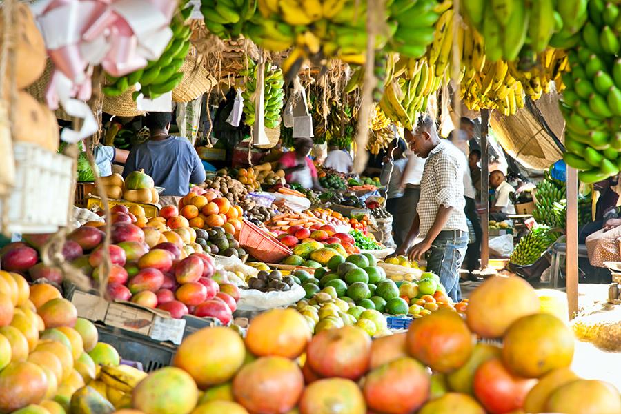 Fruit market, Nairobi, Kenya