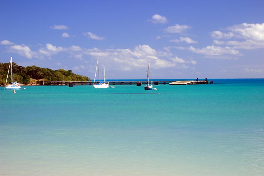 Drop anchor in Kuto Bay and explore beautiful Isle des Pines