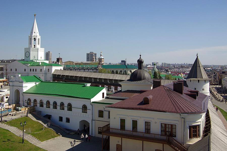 Kazan, the old Tartar capital by the banks of the Volga