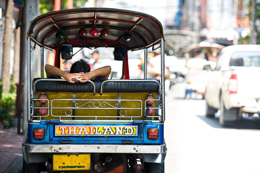 A tuk tuk, Thailand | Top 10 things to do in Thailand